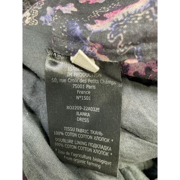 Isabel Marant 'Ilanka' Black Cotton Mini Dress Size 38 - Picture 5 of 5